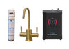 AquaNuTech Digital Instant Hot Water Dispenser with Contemporary Hot/Cold Faucet & Filtration New