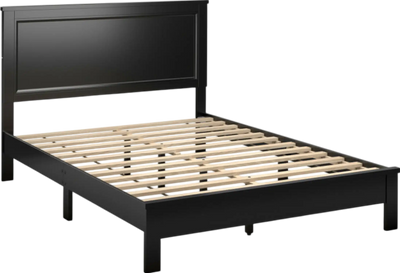 Costway Bed Frame Queen Size Platform with High Headboard and Secured Slats New