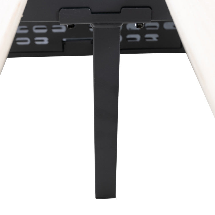 Costway Bed Frame with Upholstered Headboard LED Light Strip Storage Drawers and USB Ports New