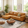 Costway 3 Seat L-Shaped Sectional Sofa Couch New