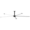 18FT HVLS Industrial Ceiling Fan 208-240V 1Ph - Energy Efficient Large Area Air Circulation for Fan Warehouses & Factories,  18FT1PH