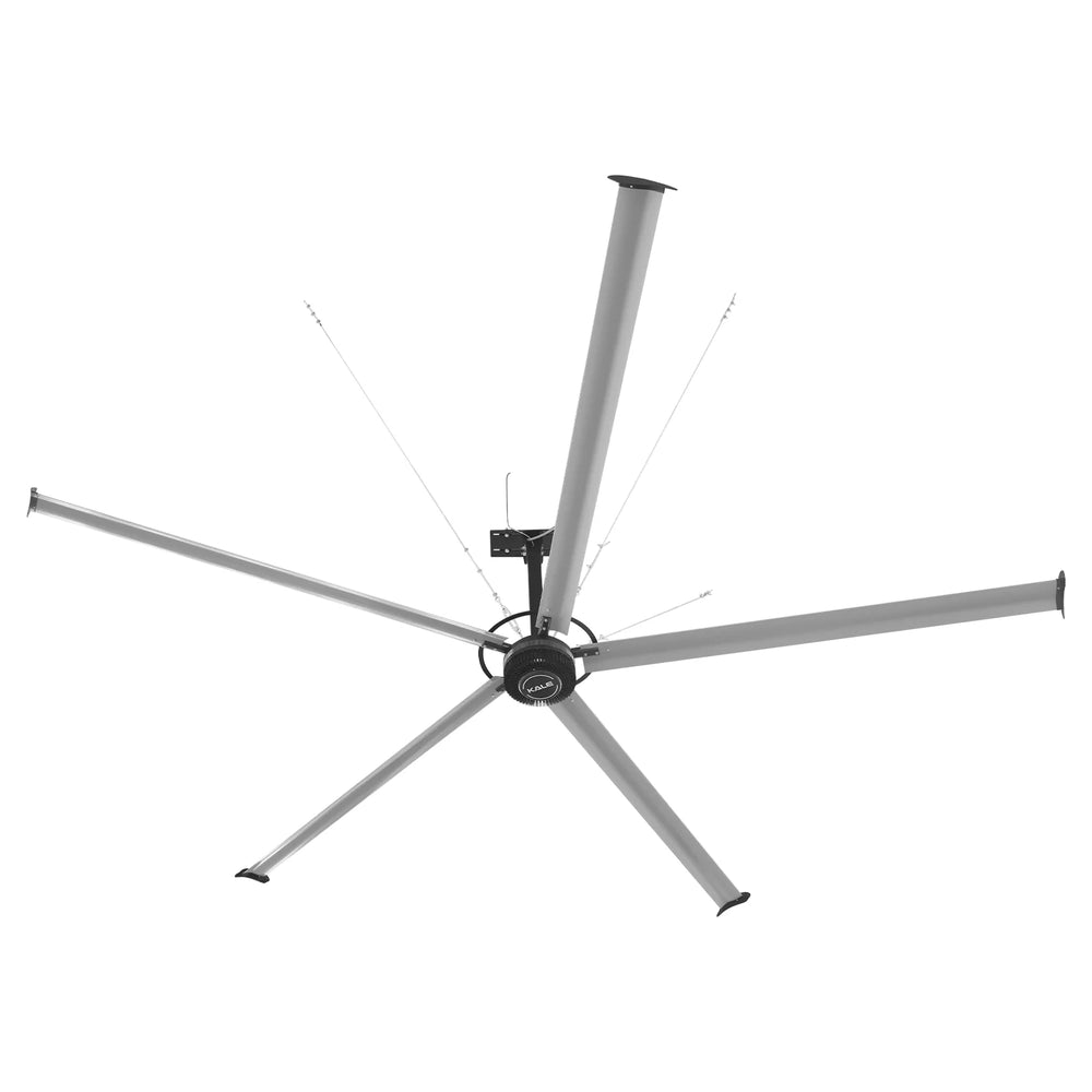 16FT HVLS Industrial Ceiling Fan 208-240V 3Ph - Energy Efficient Large Area Air Circulation for Fan Warehouses & Factories, 16FT3PH