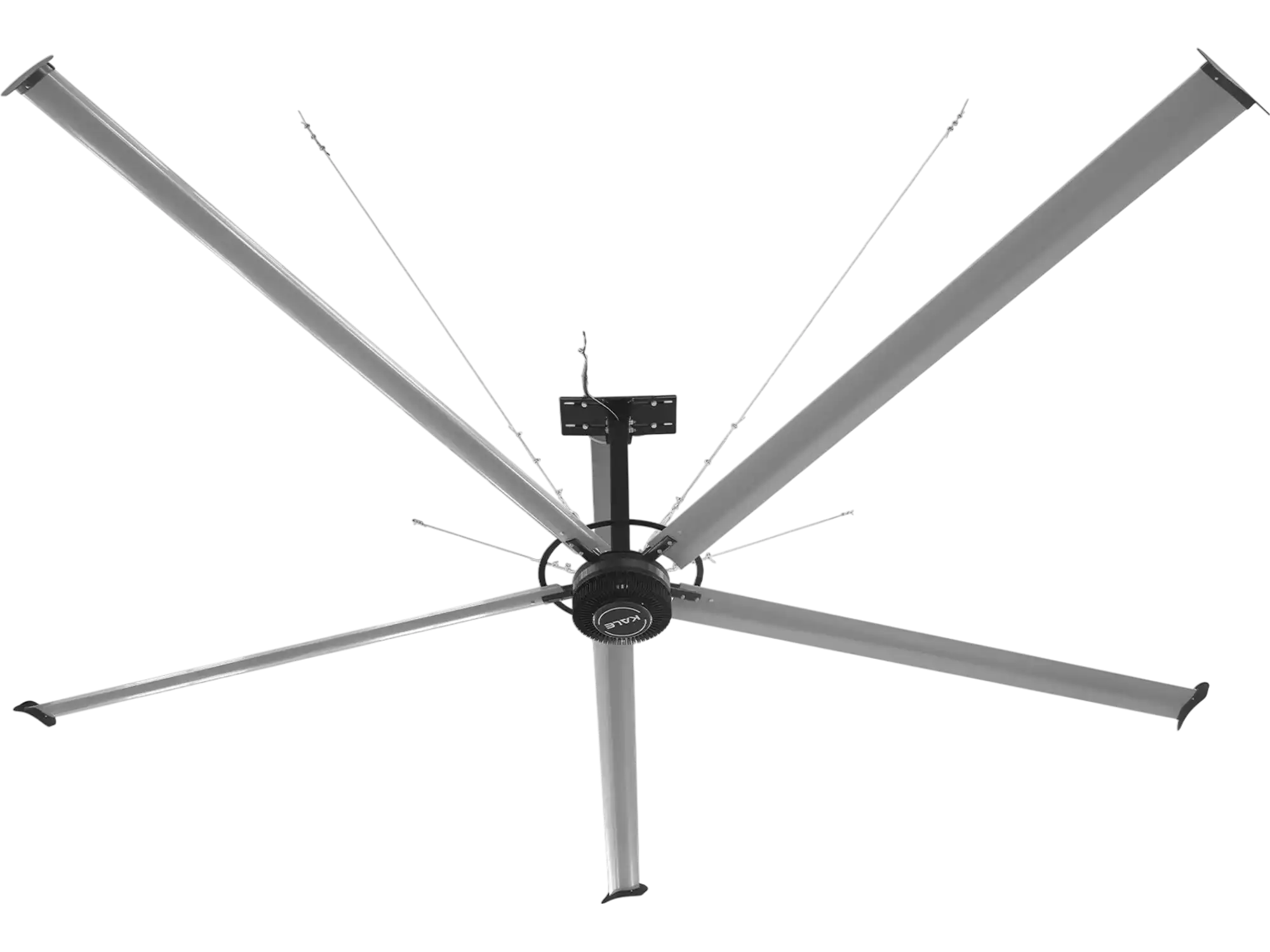 MechMaxx 18FT1PH Industrial Ceiling Fans 18' HVLS 208-240V 1Ph Energy Efficient Large Area Air Circulation for Warehouses & Factories New