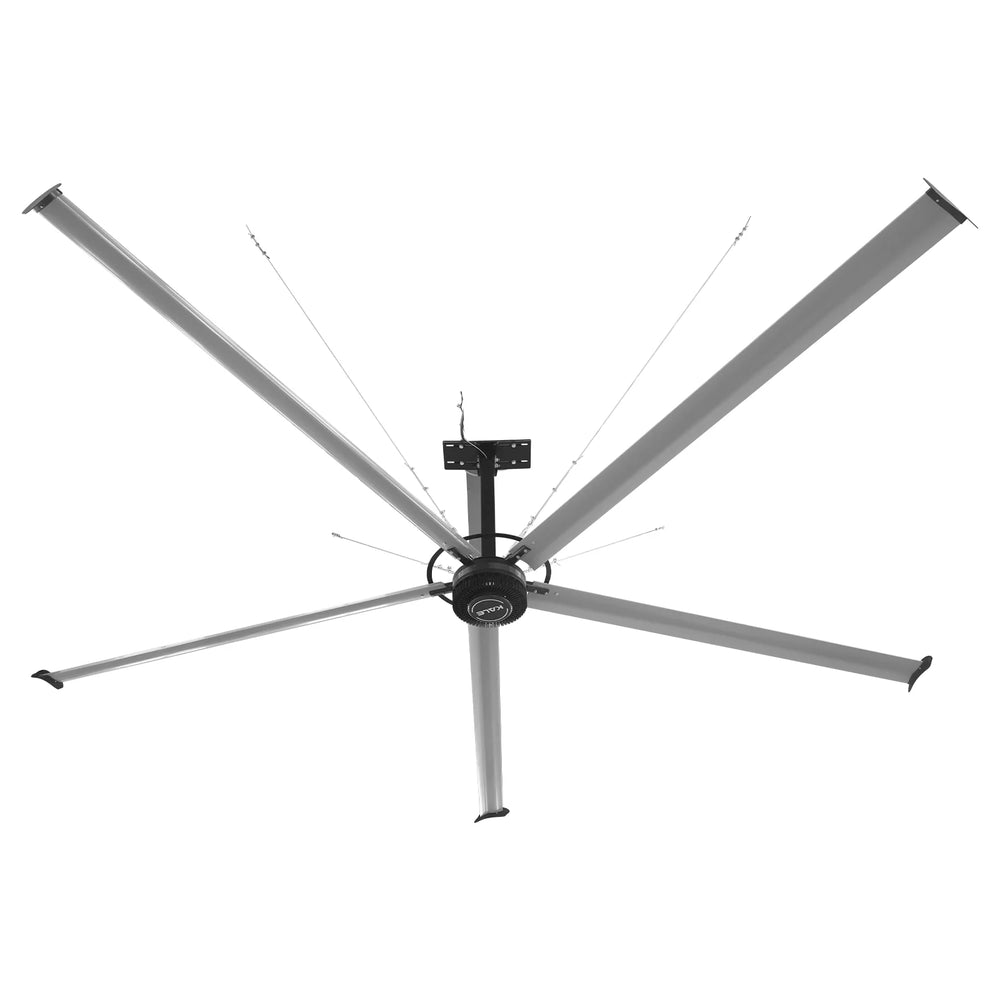 16FT HVLS Industrial Ceiling Fan 208-240V 1Ph - Energy Efficient Large Area Air Circulation for Fan Warehouses & Factories,  16FT1PH
