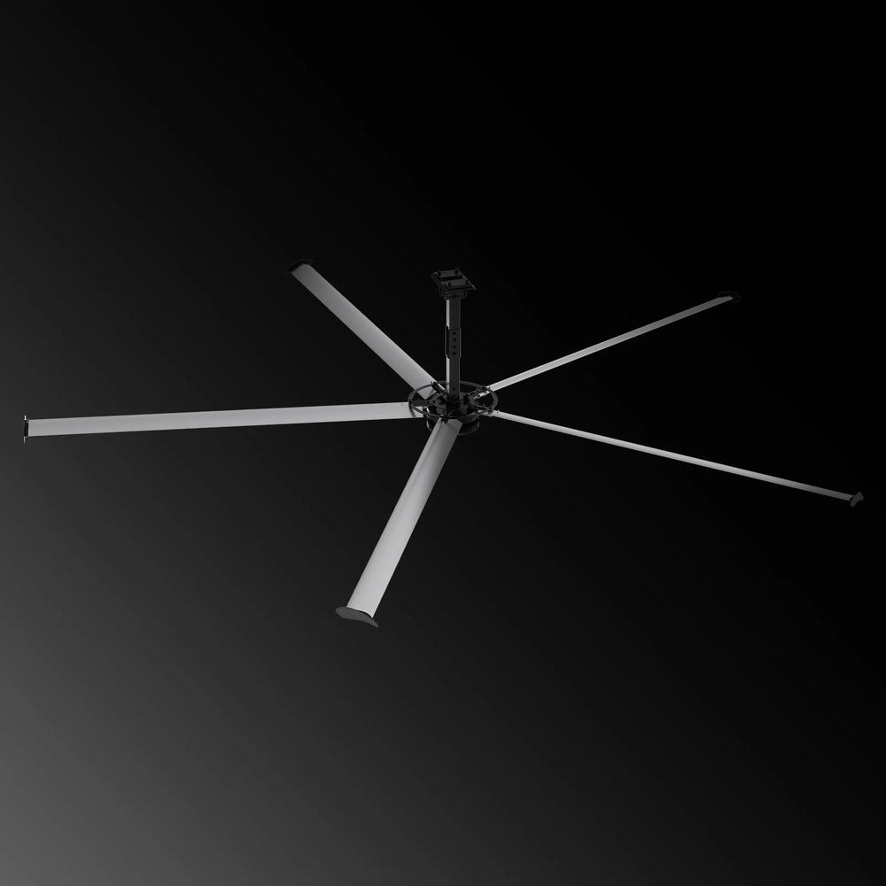 20FT HVLS Industrial Ceiling Fan 208-240V 1-Ph - Energy Efficient Large Area Air Circulation for Fan Warehouses & Factories,  20FT1PH