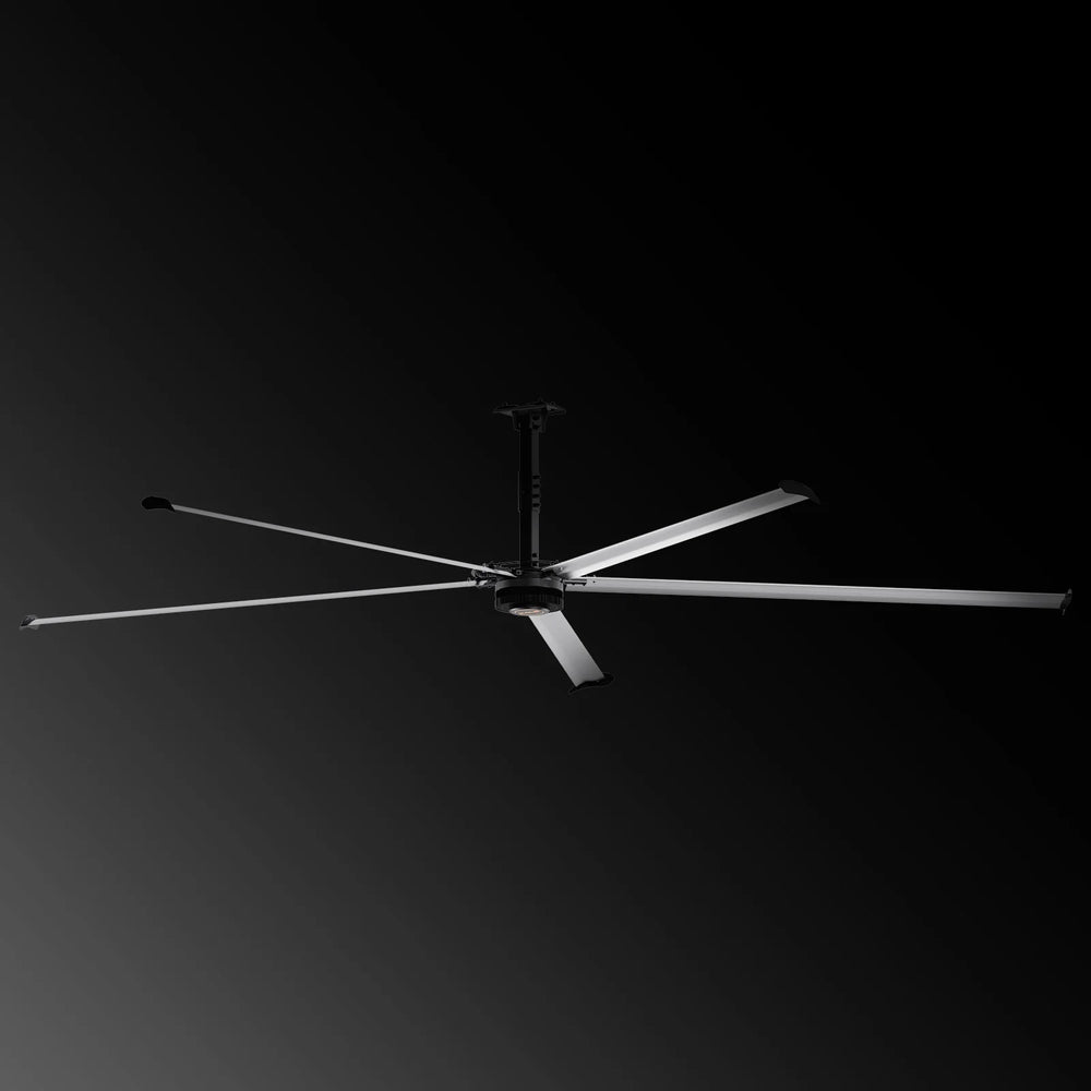 18FT HVLS Industrial Ceiling Fan 208-240V 1Ph - Energy Efficient Large Area Air Circulation for Fan Warehouses & Factories,  18FT1PH