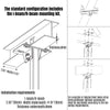 16FT HVLS Industrial Ceiling Fan 208-240V 3Ph - Energy Efficient Large Area Air Circulation for Fan Warehouses & Factories, 16FT3PH