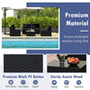 Costway Patio Furniture 5-Piece Outdoor Set with Cushions Coffee Table and Rattan Frame New