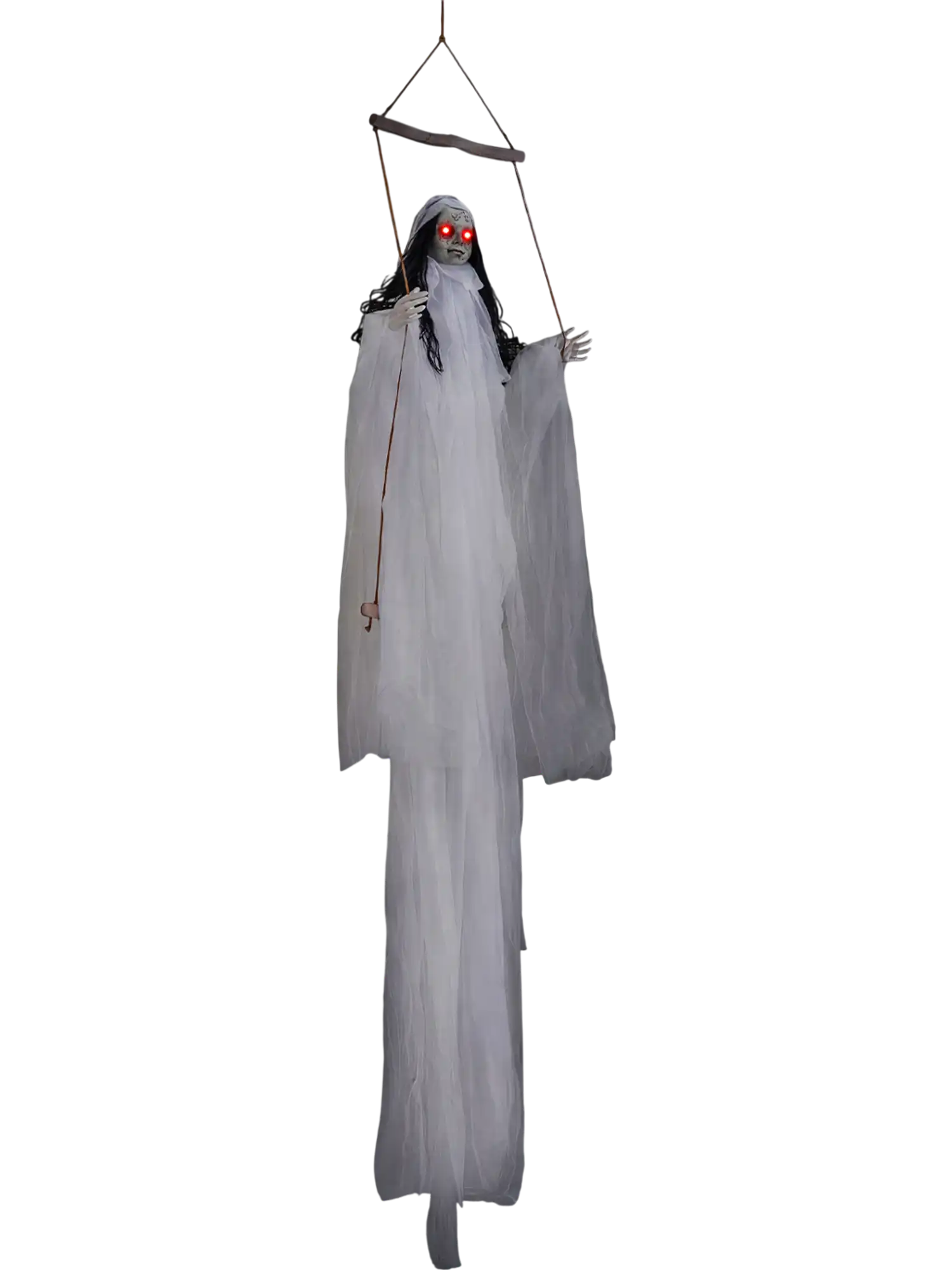 Costway Halloween Decoration Light Up Eyes Creepy Sounds 34933724 New