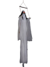 Creepy Halloween decoration features glowing eyes and spooky sounds, perfect for haunted houses and Halloween parties.