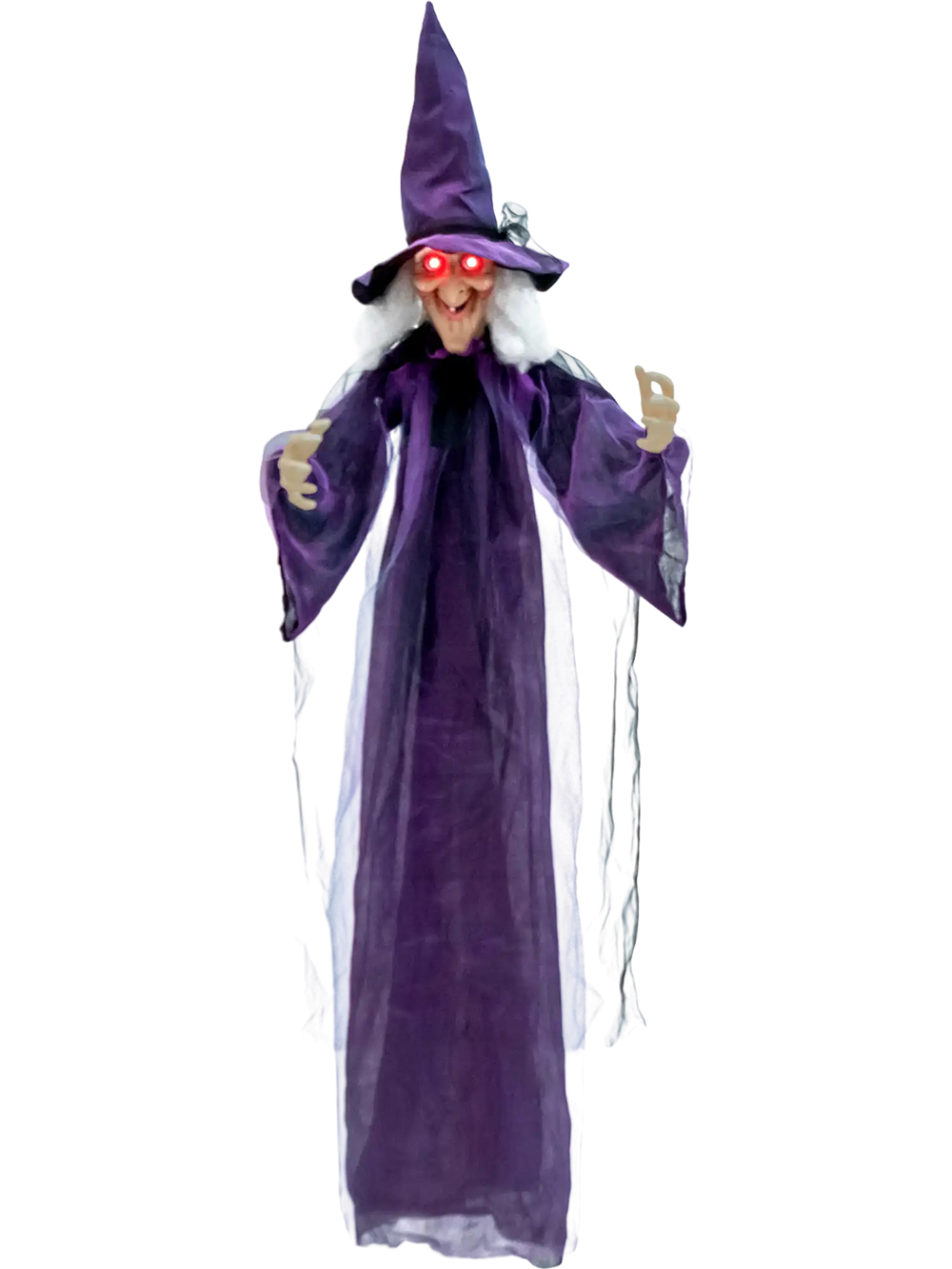 Hanging Halloween Decoration with Pre-Recorded Phrases