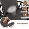 Close-up of the gray cushion for the Hanging Swing Chair, featuring high-density fillings and a convenient zipper for.