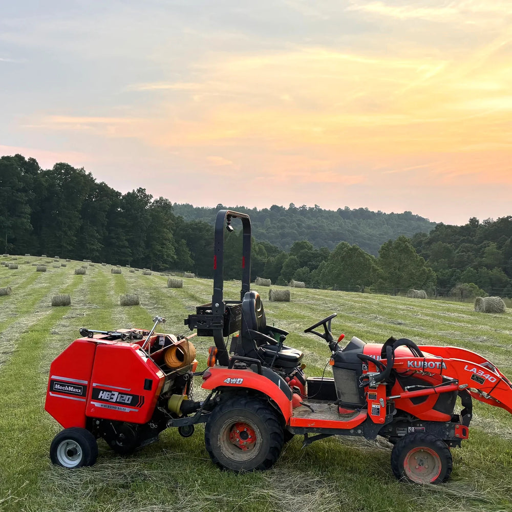Hay Baler & Hay Wrapper & Hay Rake Tedder  Bundle,  HB3120,  HW20,  HT100