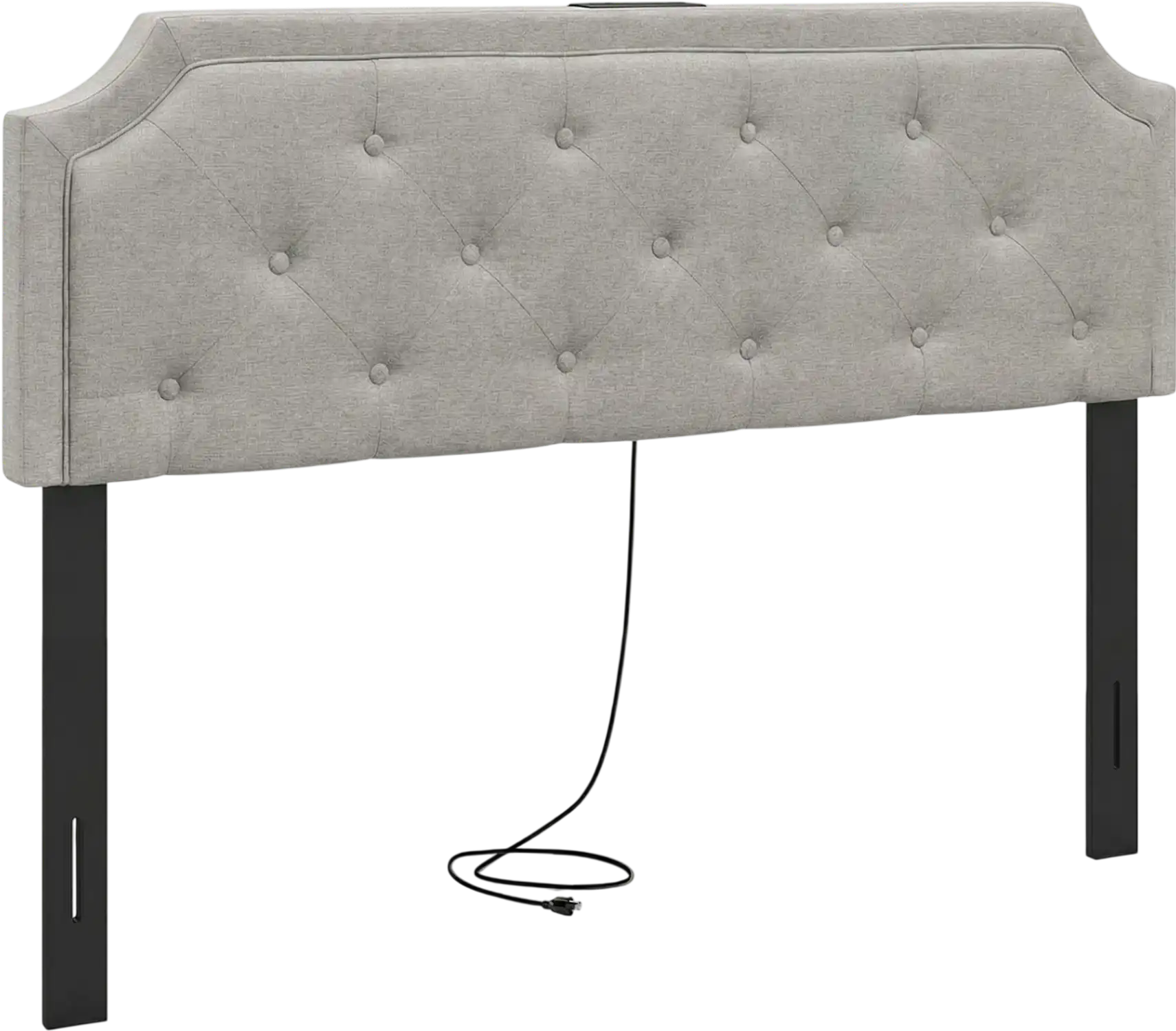 Costway Tufted Upholstered Headboard Queen/Full 87888985 New