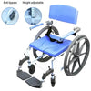 Healthline Medical EZee Life 150 15" Aluminum Shower Commode Chair 22" Rear Wheels Non-Tilt New