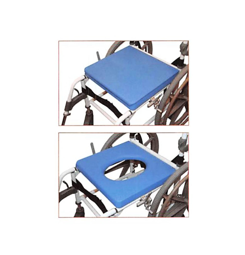 Healthline Medical EZee Life 190 18" Aluminum Shower Commode Chair Tilt New