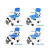 Healthline Medical EZee Life 180 18" Aluminum Shower Commode Chair Non-Tilt New
