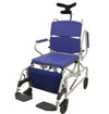 Healthline Medical EZee Life 170 18" Aluminum Rehab Shower Commode Chair Tilt and Recline New