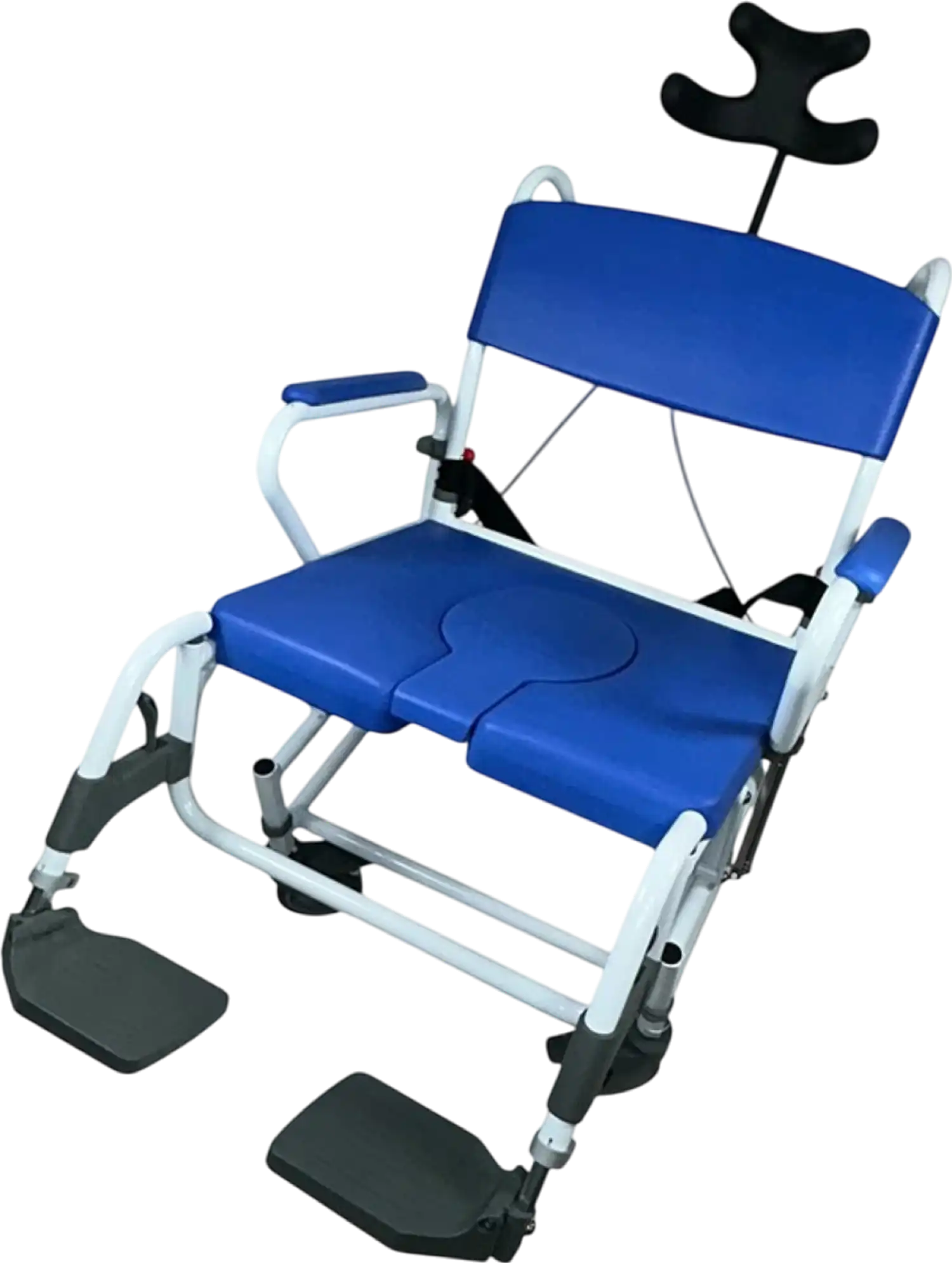 Healthline Medical EZee Life 198 Bariatric Aluminum Tilt Shower Commode Chair 440 lb Capacity New