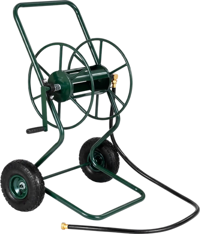 Costway Heavy Duty Garden Hose Reel Cart Holds Up to 300' of 5/8