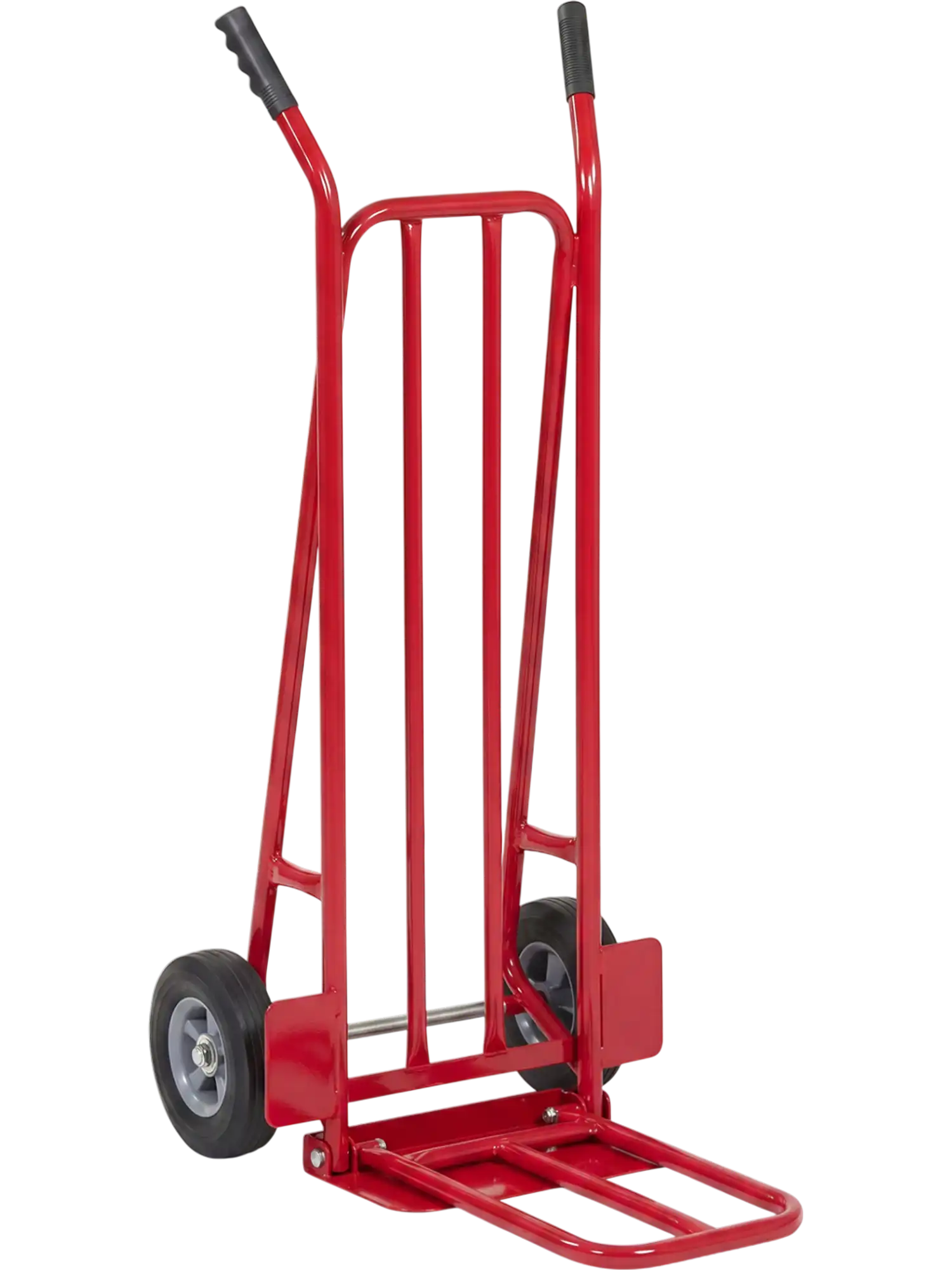 Costway Heavy Duty Hand Truck Dolly Dual Foldable Nose Plates 90380802 New