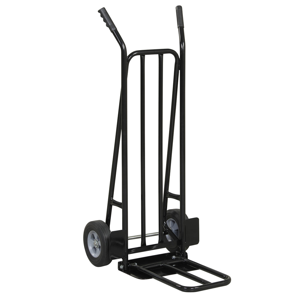 Heavy Duty Hand Truck Dolly with Dual Foldable Nose Plates-Black - Gallery View 1 of 1