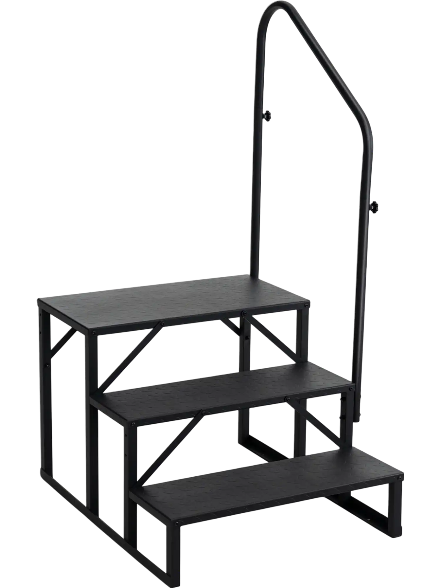 Costway Heavy Duty Hot Tub Stair Wide Anti-Slip Platform Handrail 98433875 New