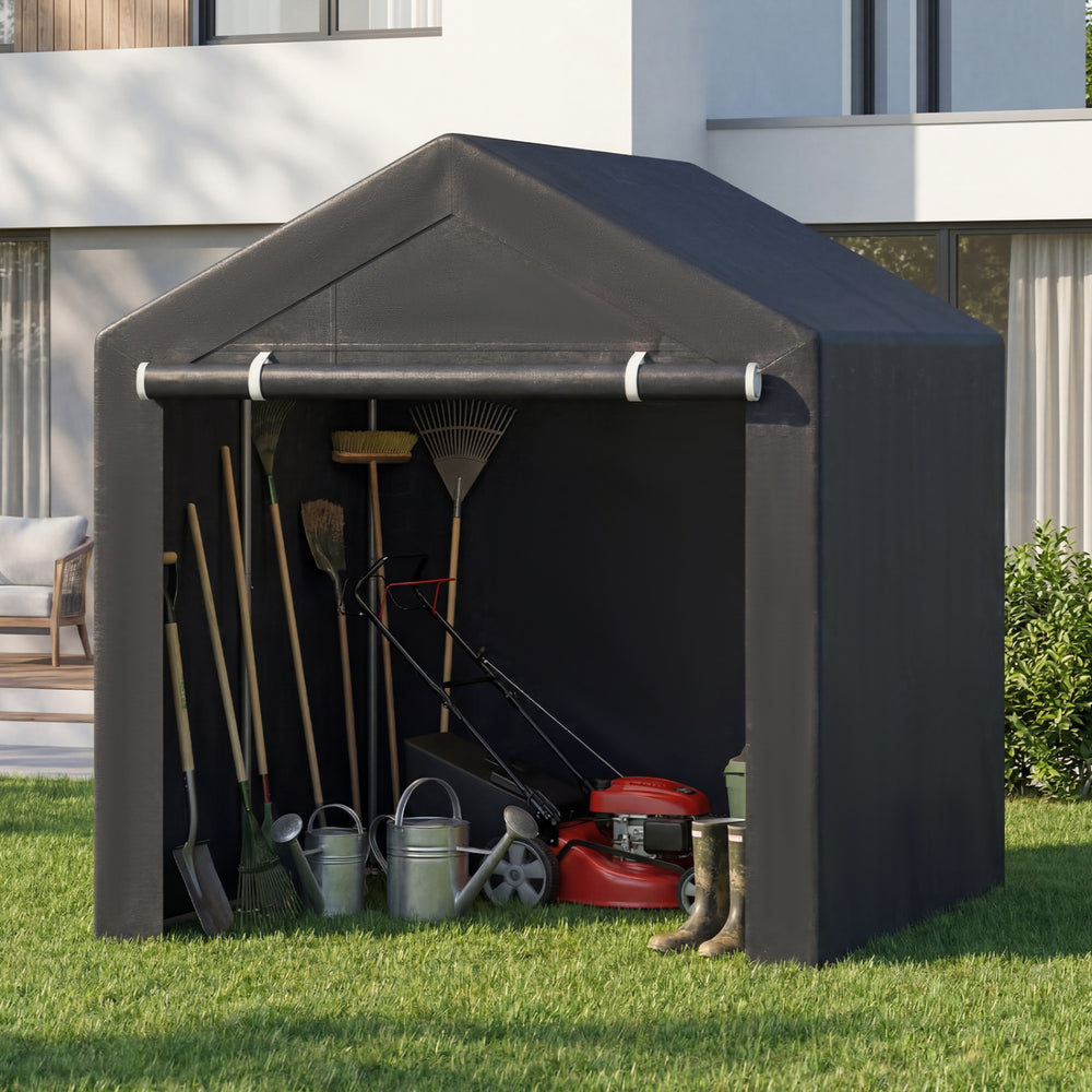 Heavy-Duty Portable Storage Shed with Roll-up Zipper Door-L - Gallery View 1 of 9