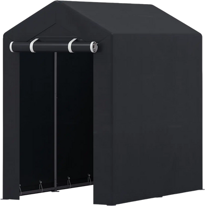 Costway Heavy-Duty Portable Storage Shed Roll-up Zipper Door 57472349 New
