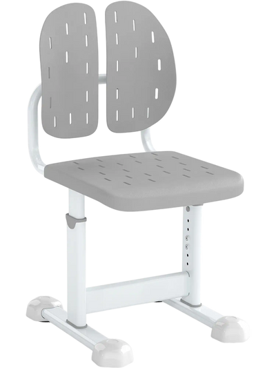 Costway Height-Adjustable Kids Study Chair Double Back Support Breathable Seat 93152201 New