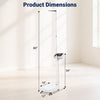 Digital height and weight scale with height rod, featuring an LED display and measuring range of 29.5"-80" and 0.04-400 lbs.