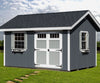EZ-FIT Heritage Shed Kit 10' x 14' Wood Storage with Windows & Double Doors New