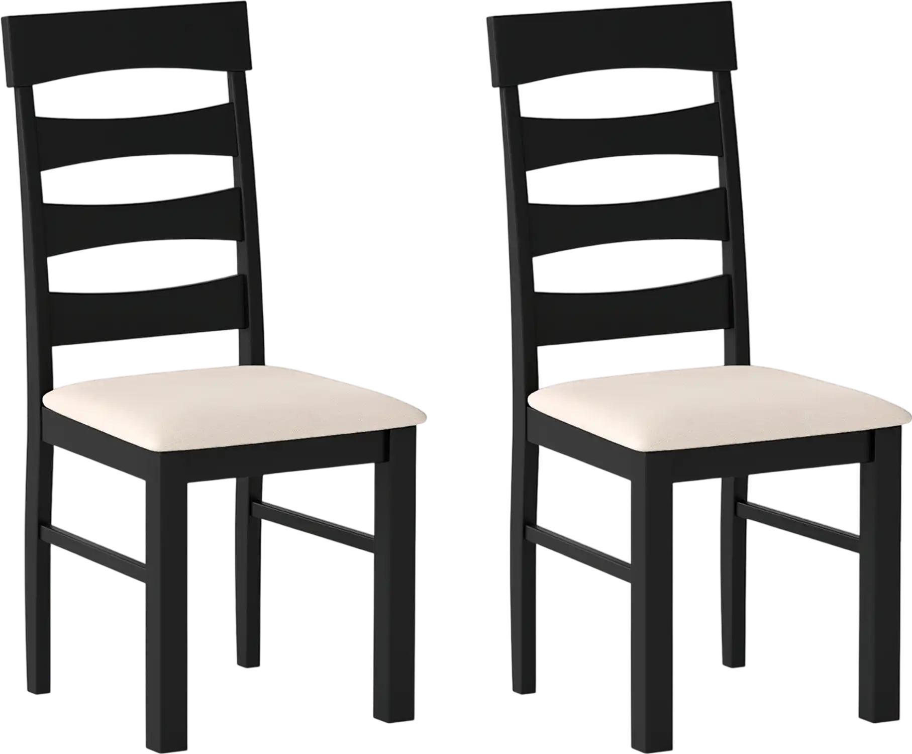 Costway High Back Dining Room Chairs Set of 2 Padded Seat 95281063 New