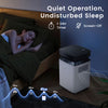 Dehumidifier with touch panel, 24-hour timer, and quiet operation for efficient humidity control in bedrooms or.