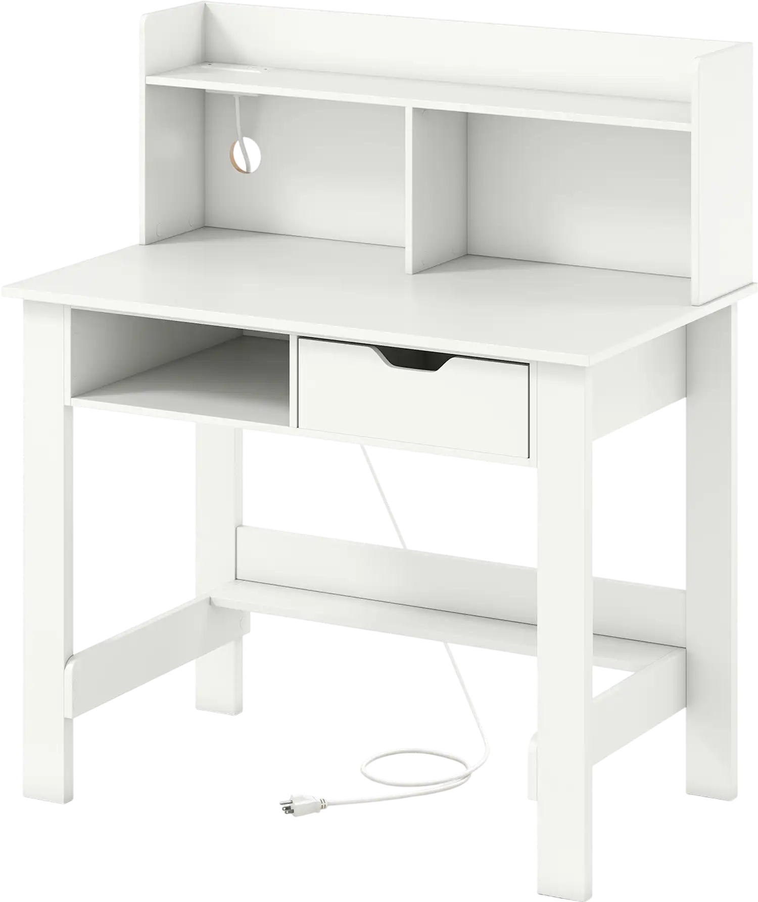 Costway Home Office Computer Desk with Storage Shelves Drawer 01468532 New