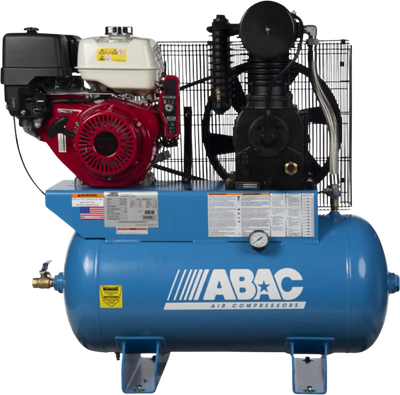 ABAC ABC13-30GH Air Compressor 13HP Honda Gas Driven 175PSI 30 Gallon Two-Stage New