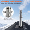 Protective spark arrestor for the Hot Tent Stove, designed to shield your tent from flying embers during use.