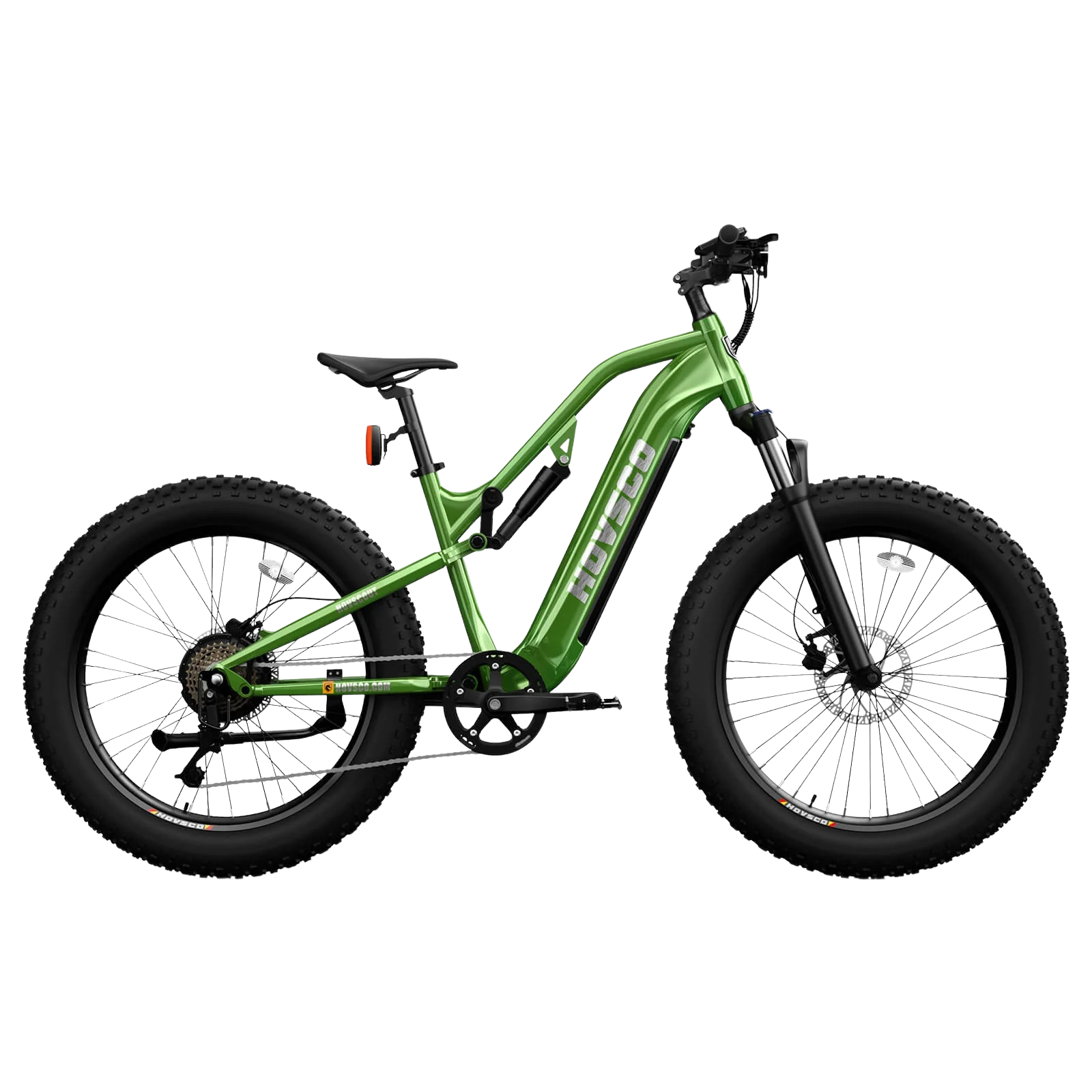 Hovsco HovScout Full Suspension Fat Tire Electric Bicycle 7 Speed 26