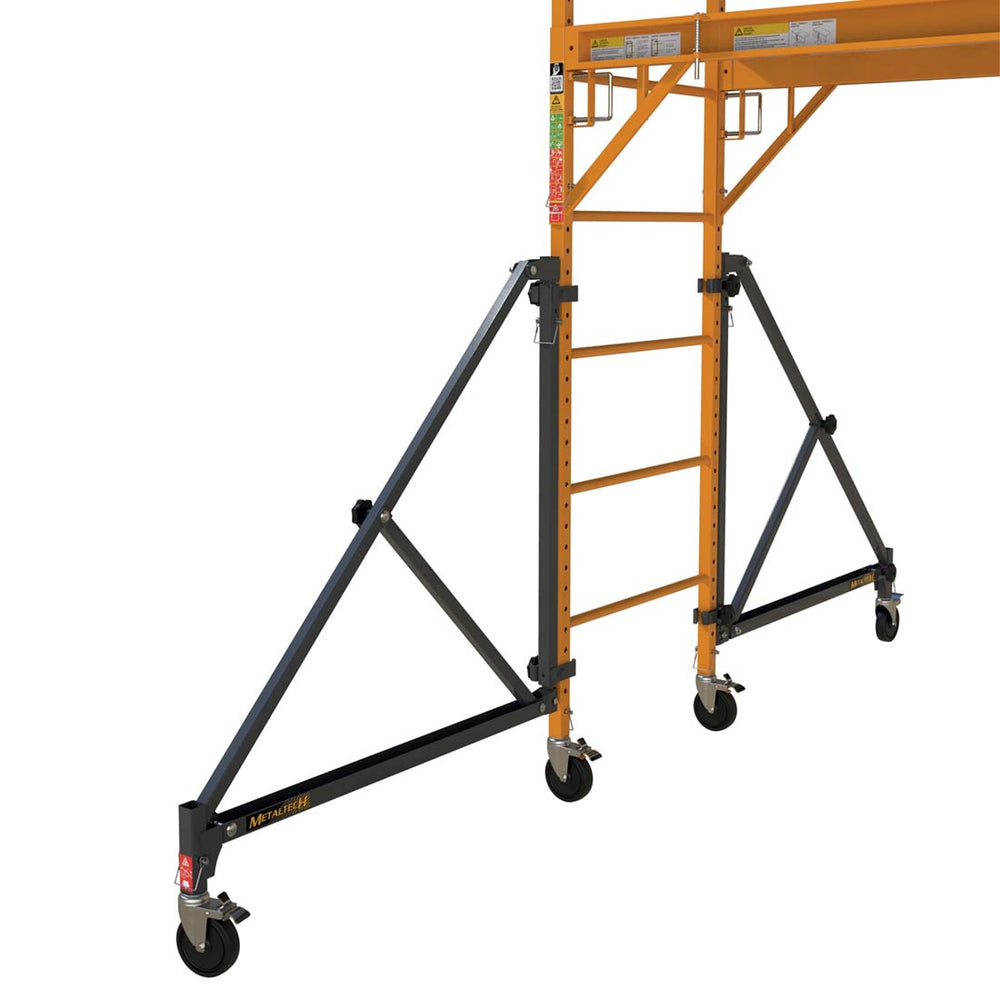 Metaltech Universal Outriggers 46" with Casters Set of 4 New