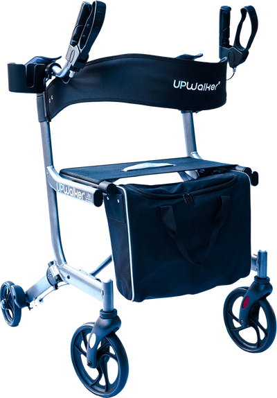 Journey UPWalker EZ Lite Backsaver Rollator Folding Tool-Free Walker with 4 Wheels I100EZ1A1 New