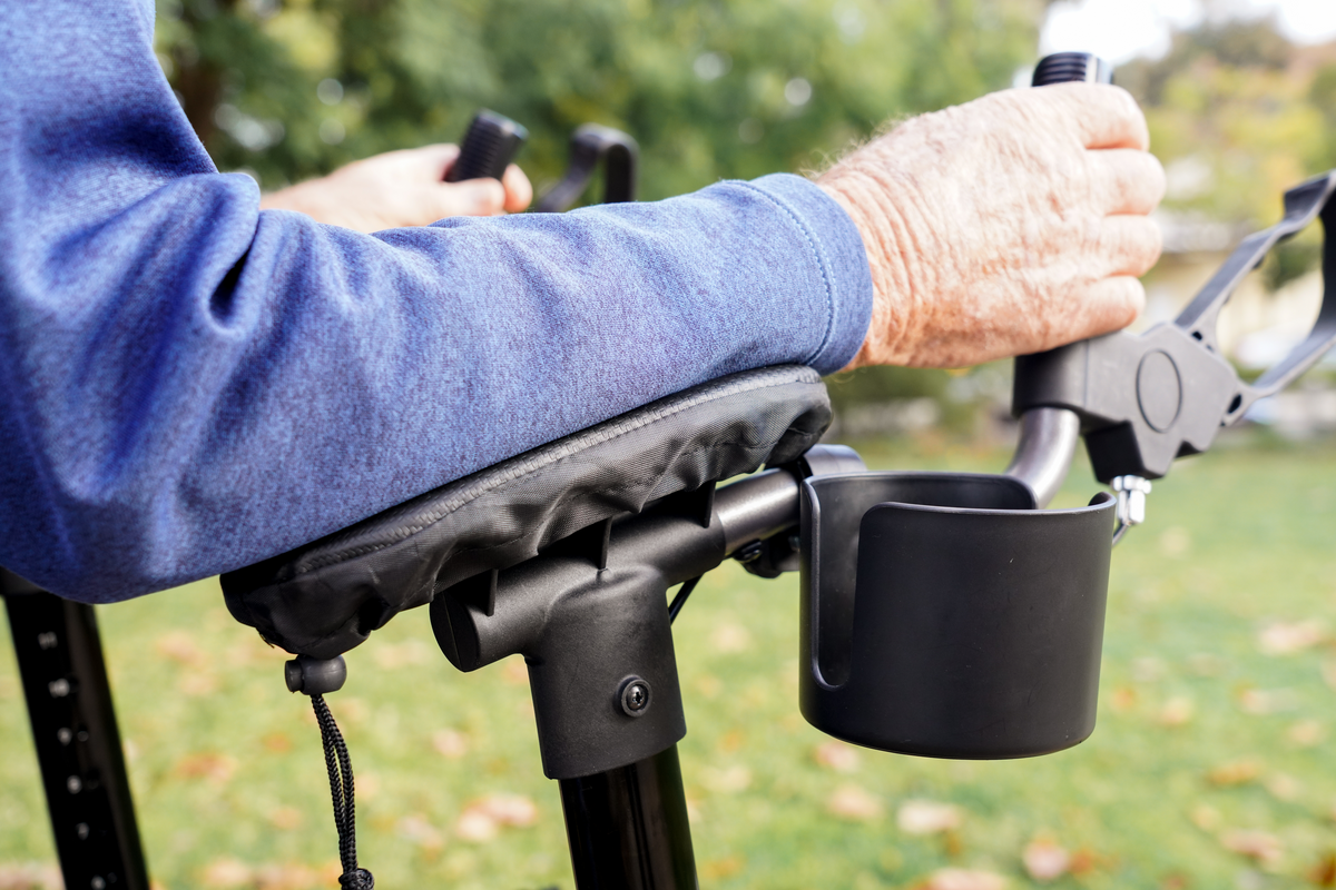 Journey UPWalker EZ Lite Backsaver Rollator Folding ToolFree Walker w