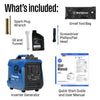 Westinghouse iGen2550c Inverter Generator 1800W/2550W 30 Amp Recoil Start Gas with CO Sensor New