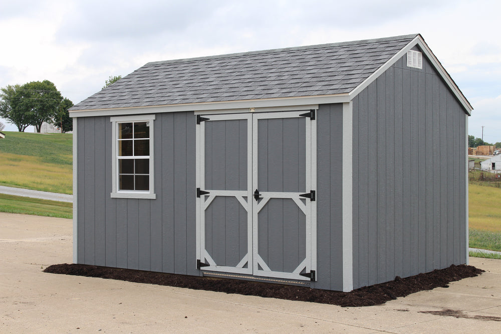 EZ-FIT Craftsman Shed Kit 10' x 14' Budget-Friendly Storage with Durable Construction New