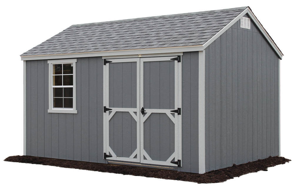 EZ-FIT Craftsman Shed Kit 8' x 10' Budget-Friendly Storage with Durable Construction New