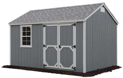 EZ-FIT Craftsman Shed Kit 8' x 10' Budget-Friendly Storage with Durable Construction New