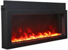 Amantii BI Extra Slim Smart Electric Fireplace 50" Panorama Series Open Box