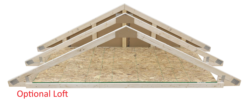 EZ-FIT Riverside Shed Kit 10' x 16' Wood Storage with Pre-Installed Windows and Doors New