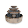 Exaco Aqua Falls Outdoor Water Fountain 35" Tall New