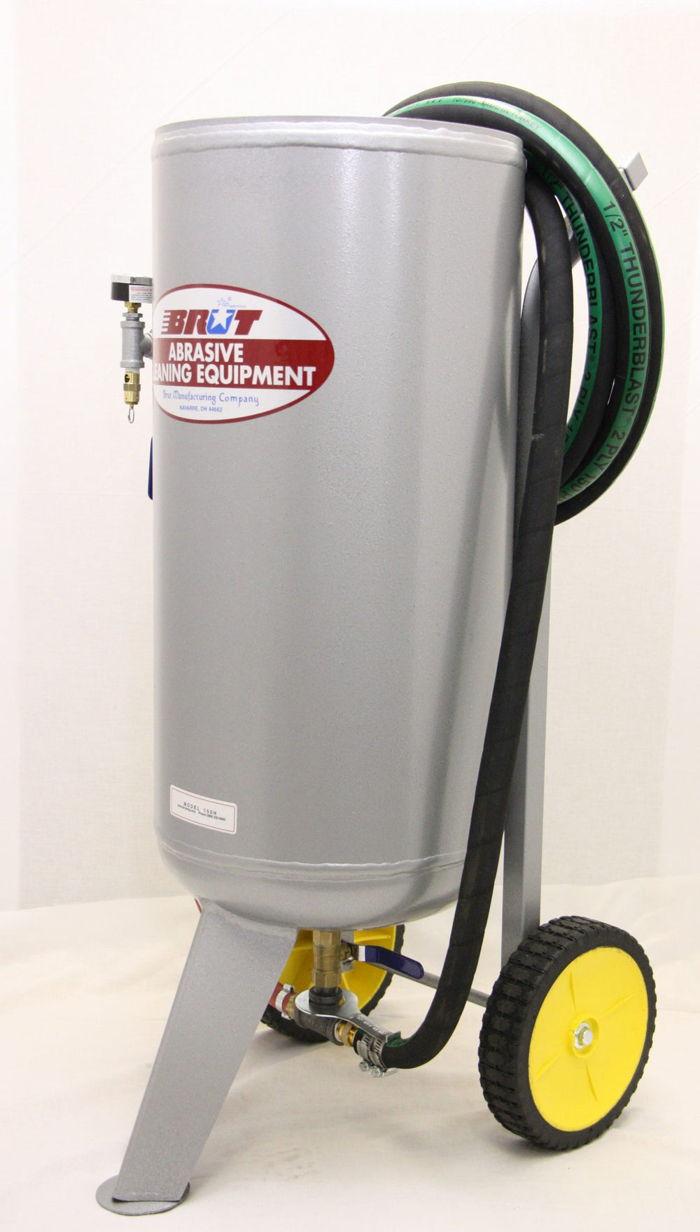 Brut 150H Pressure Fed Abrasive Sand Blaster 100-125 Lb Capacity Heavy Duty New