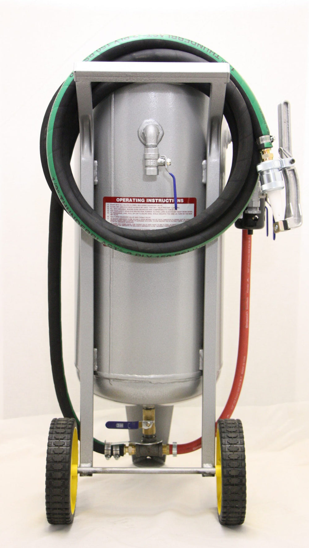 Brut 150H Pressure Fed Abrasive Sand Blaster 100-125 Lb Capacity Heavy Duty New